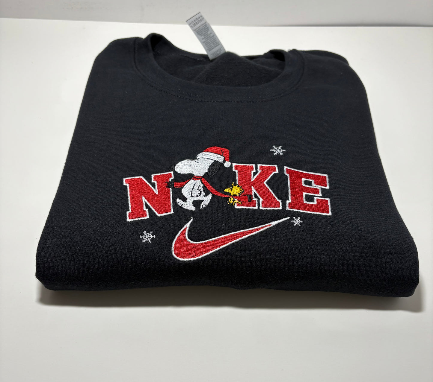 Long sleeve Xmas dog custom crewneck sweater