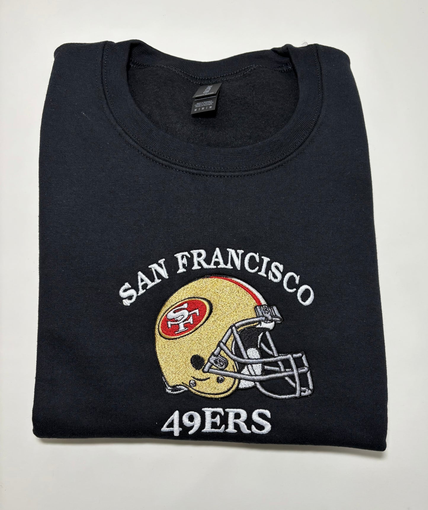 custom Long sleeve football team crewneck