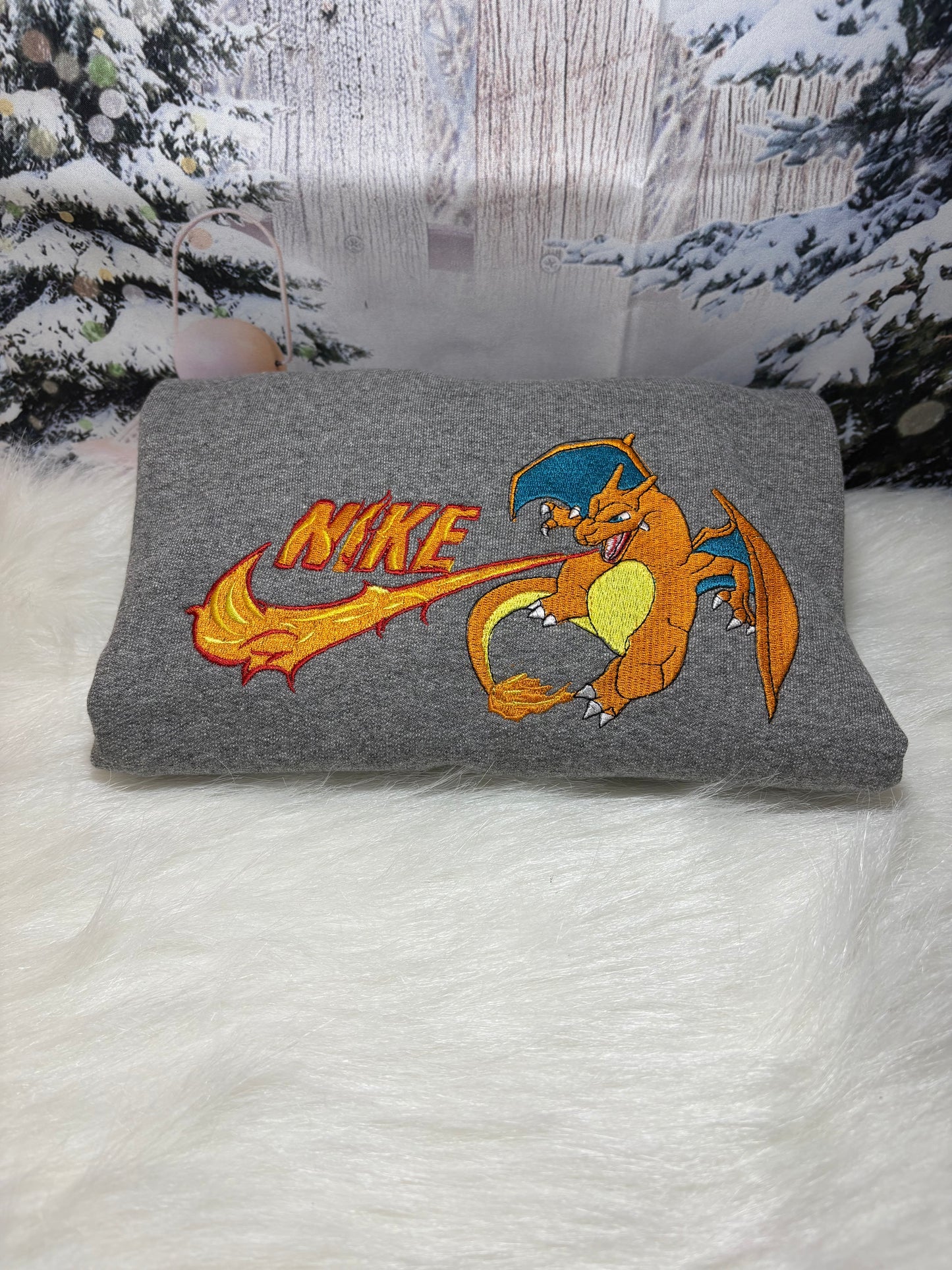 custom sweater ,dragon spitting fire