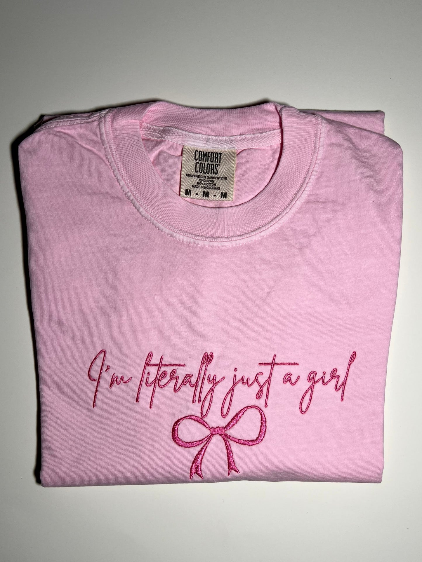 Pink Bow Short Sleeve Shirt