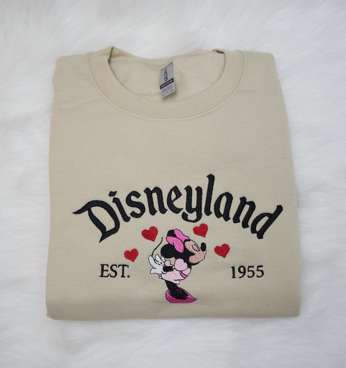 Long sleeve minnie custom crewneck