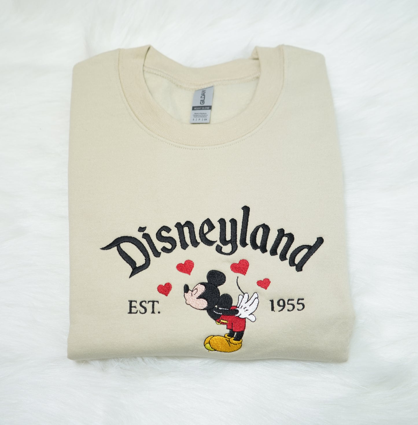 Long sleeve custom mickey crewneck