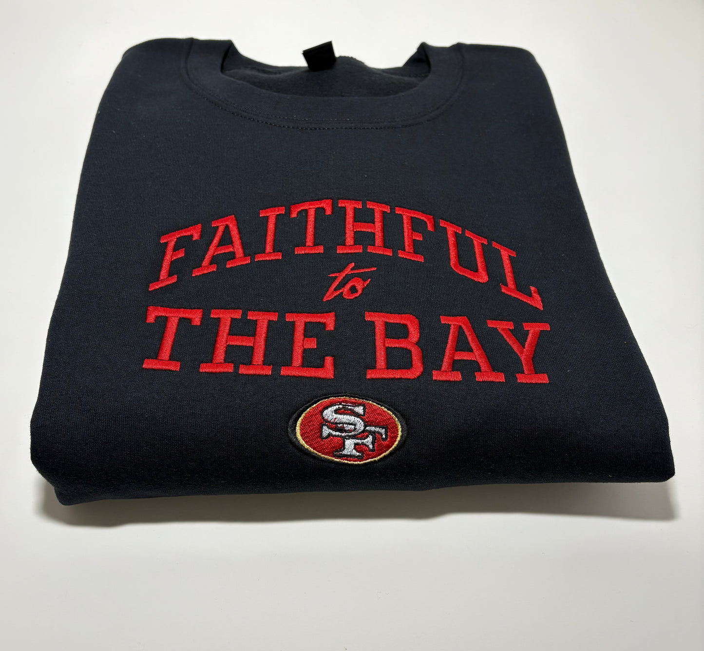 Long sleeve faithful crewneck sweater