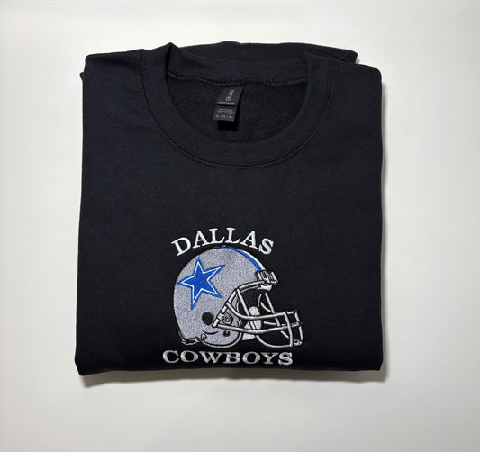 Football team Long sleeve custom crewneck sweater