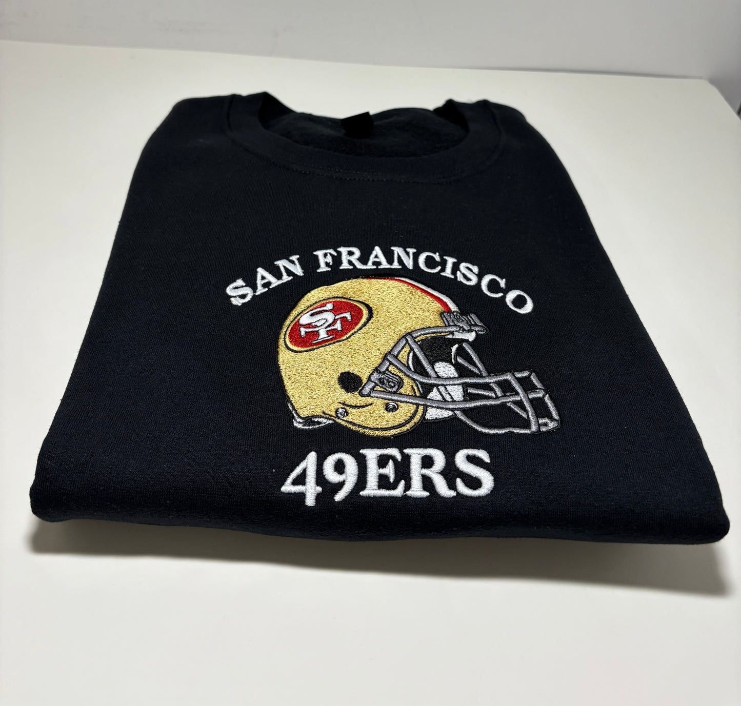 custom Long sleeve football team crewneck
