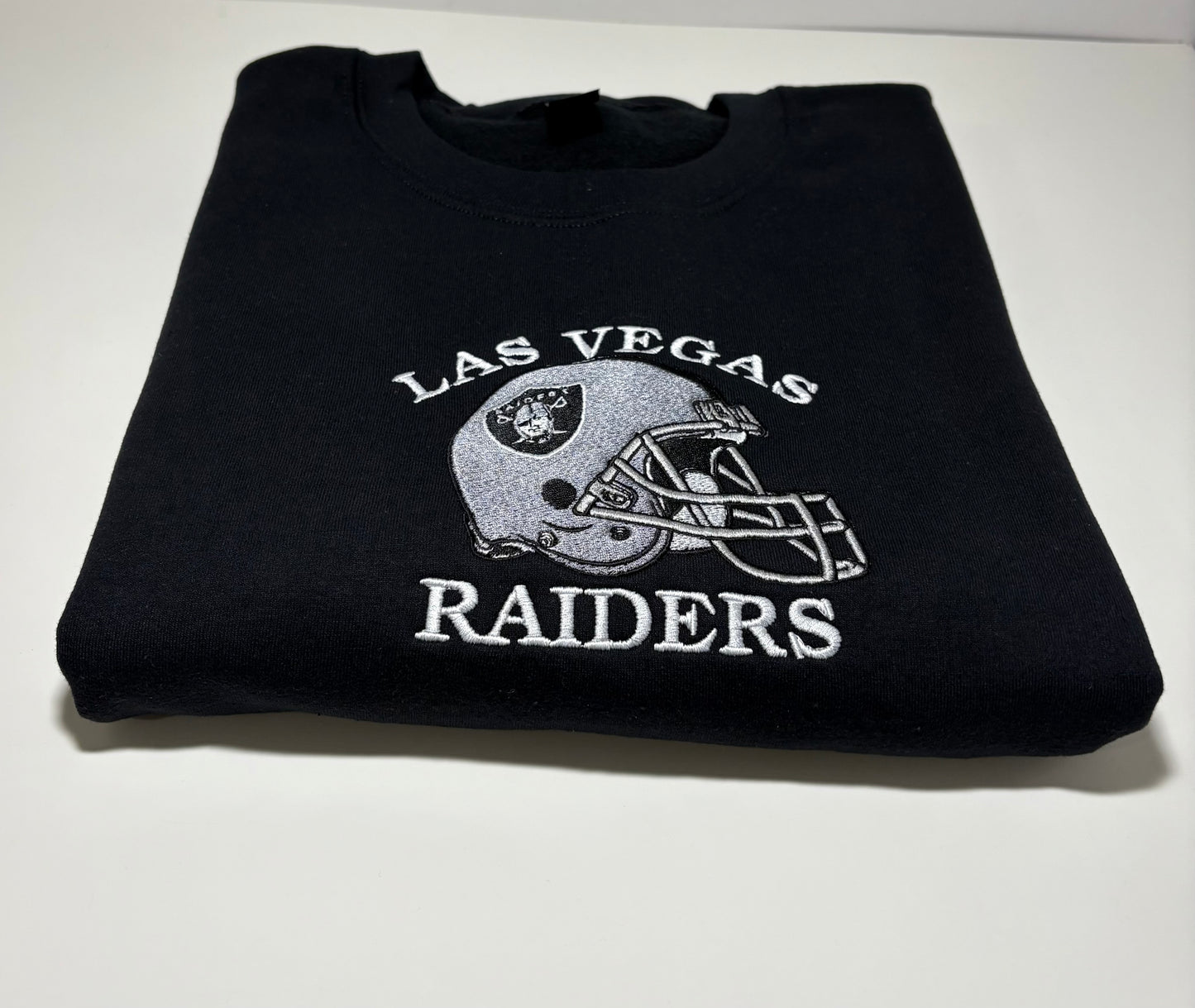 custom Long sleeve football helment crewneck sweater