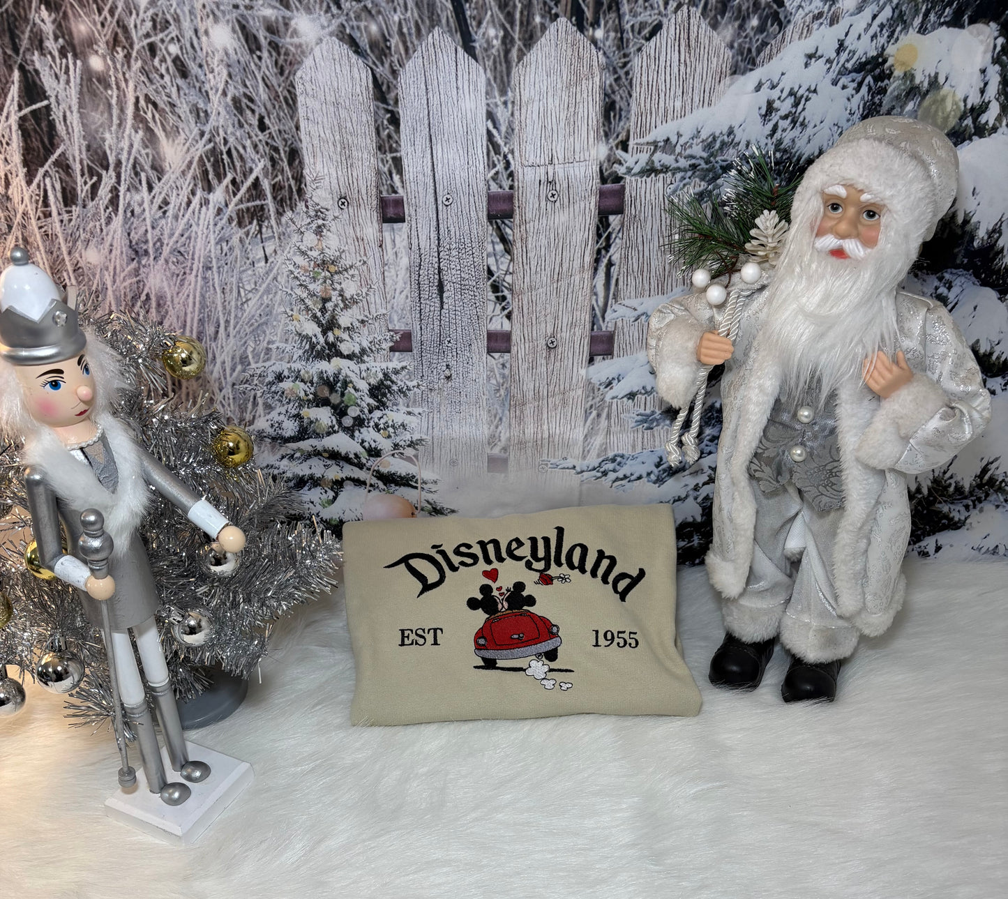 Long sleeve crewneck sweater ,Disney mouses