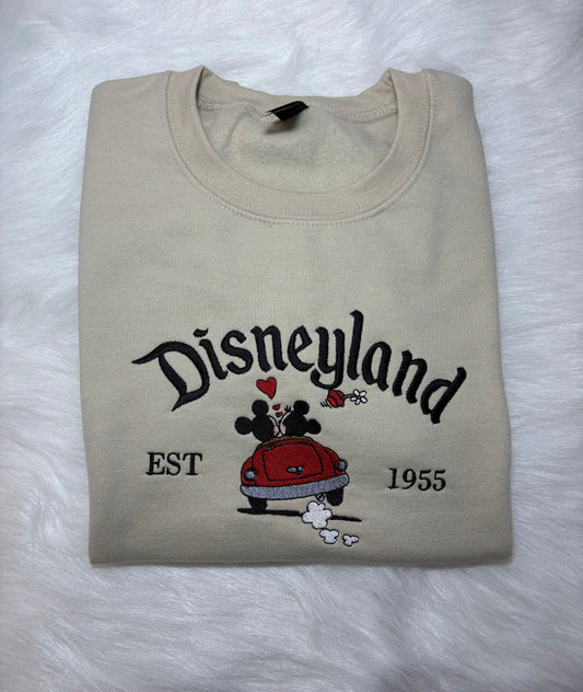 Long sleeve crewneck sweater ,Disney mouses