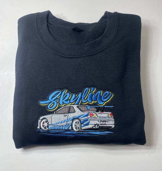 Cool car custom crewneck