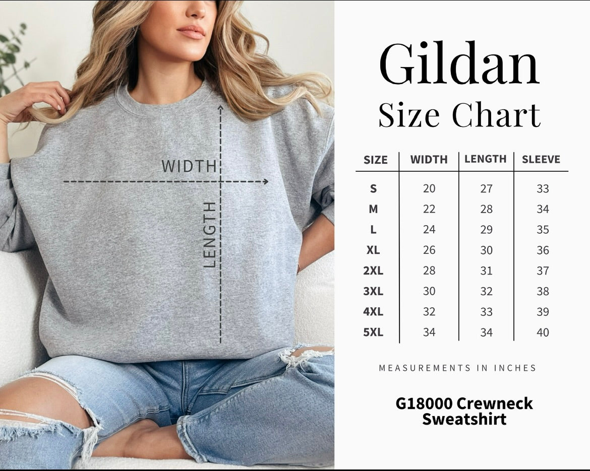 Carl long sleeve custom crewneck swetaer